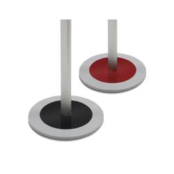 Portafolletos con pata para A4 con 4 cajetines base intercambiables