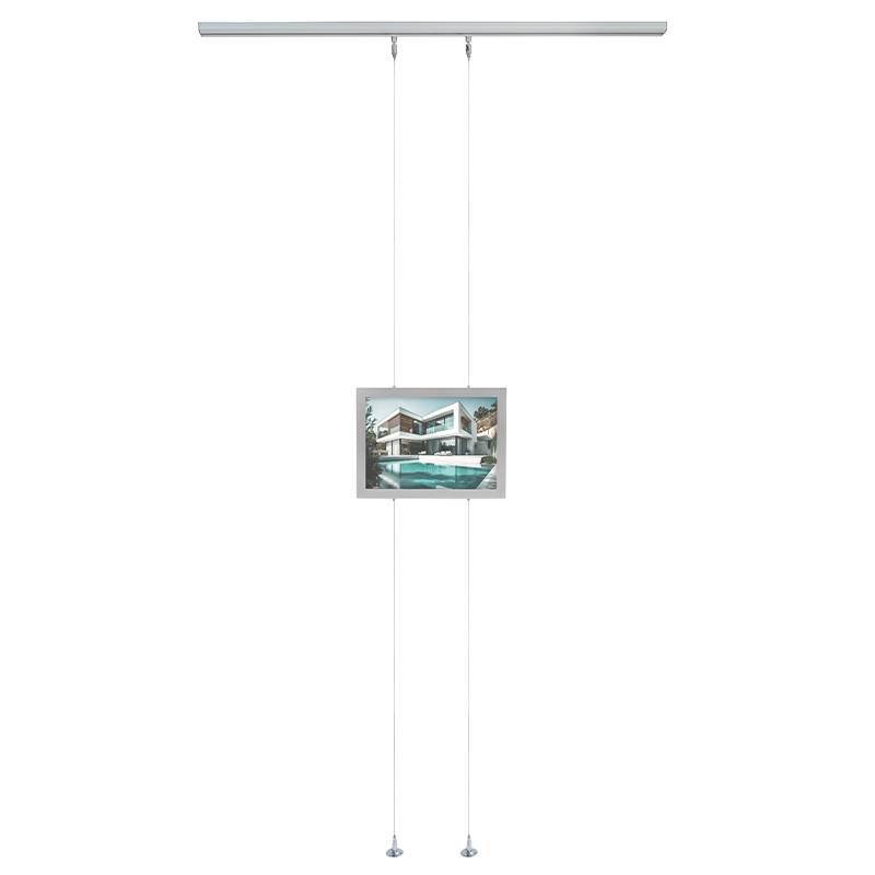 KIT COMPLETO CARPETAS CON LUZ 1 COLUMNA y 1 CARPETA DIN A4