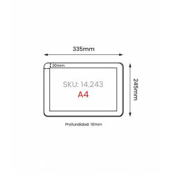 CARPETA DIN A4 MEDIDAS
