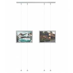 KIT COMPLETO CARPETAS CON LUZ 2 COLUMNAS y 2 CARPETAS DIN A3