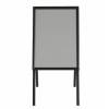Caballete de Aluminio NEGRO para cartel de 70x100 cm 2