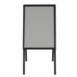 Caballete de Aluminio NEGRO para cartel de 70x100 cm 2
