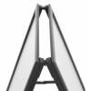 Caballete de Aluminio NEGRO para cartel de 70x100 cm 6