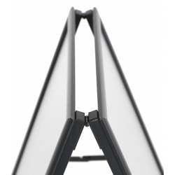 Caballete de Aluminio NEGRO para cartel de 70x100 cm 6