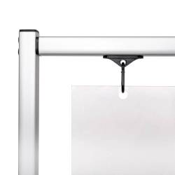 Portagraficas con patas color aluminio 2