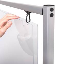 Portagraficas con patas color aluminio 4