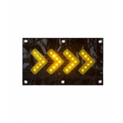 SEÑAL DE DIRECCION LED AMARILLA Y NEGRA 2