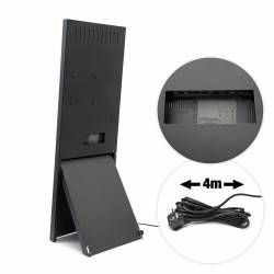 CABALLETE DIGITAL NEGRO CON MONITOR SAMSUNG DE 43 pulgadas 2