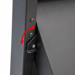 CABALLETE DIGITAL NEGRO CON MONITOR SAMSUNG DE 43 pulgadas 10