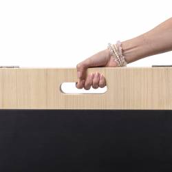 CABALLETE PIZARRA CON ASA 3