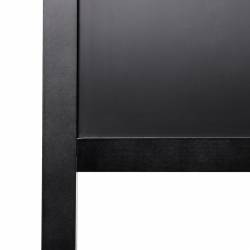 PIZARRA CABALLETE VOLTEABLE  EN COLOR NEGRO DETALLE 3