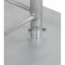 Pata para truss ejemplo de unión