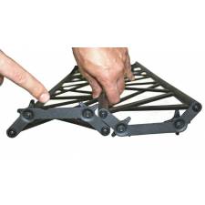 Tramo truss cuadrado de 15x15 plegado