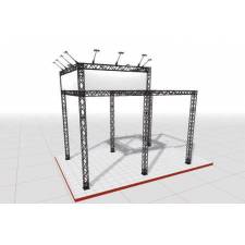 Truss cuadrado de 15x15 ejemplo de construcción