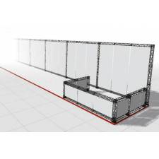 Truss cuadrado de 15x15 ejemplo de construcción