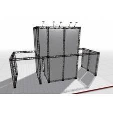 Truss cuadrado de 15x15 ejemplo de construcción