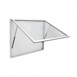 Vitrina Magnética Waterproff con luz abierta