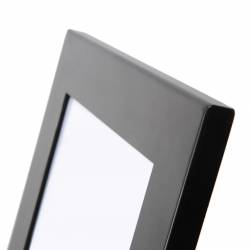 Portafolletos de metal para DIN A4 con marco detalle