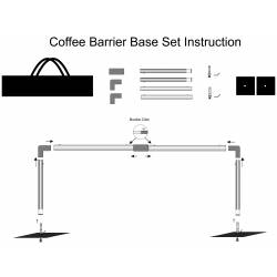 Banner cafe de 2 metros de ancho instrucciones