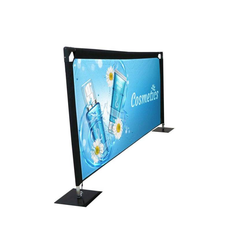 Banner cafe de 2 metros de ancho con tela opcional