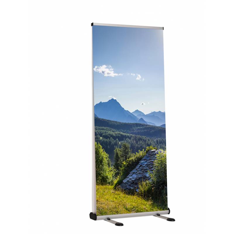 Roll Up de exterior doble cara 85x200 cm