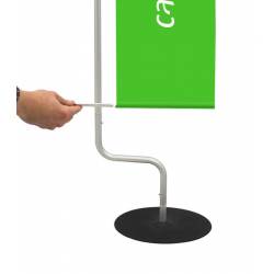 MASTIL DE INTERIOR PARA BANDERA MODELO SENADO EN FORMA RECTANGULAR 2