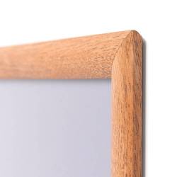 Marco de aluminio imitación madera