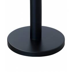 Poste separador negro con cinta extensible base