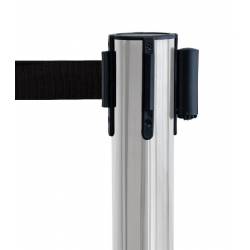 Poste cromado económico cinta negra 2