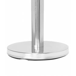 Poste cromado económico base