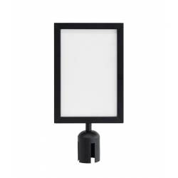 MARCO NEGRO PARA POSTE de cinta tamaño A4 2