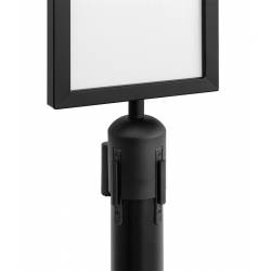 MARCO NEGRO PARA POSTE de cinta tamaño A4 6