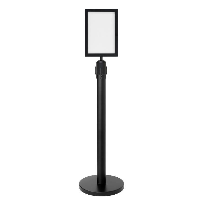 MARCO NEGRO PARA POSTE de cinta tamaño A4