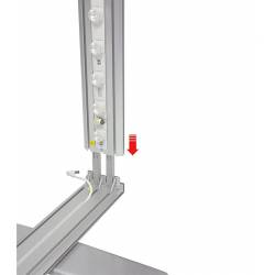 Totem luminoso para textil 3