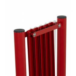 Valla extensible hasta 3 metros roja y blanca 2