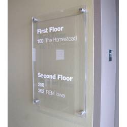 Embellecedor / metopa para cartel de pared en aluminio, color gris o negro 2