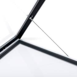 Vitrina de exterior color antracita certificada IP56 3