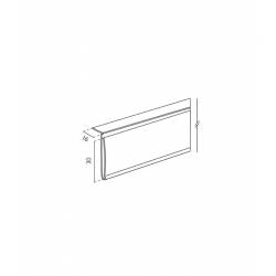 Perfil en L adhesivo para etiqueta de 30 mm de alto 2