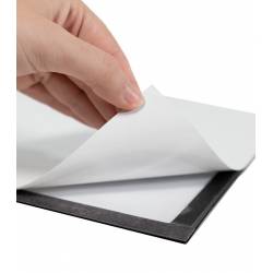 Funda señal seguridad gris autoadhesiva con imán 4