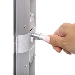 Totem luminoso automontable de 100 x 200 centímetros para textil 8