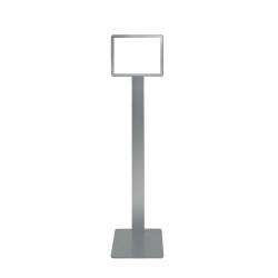 Portagráfica o portamenú a una cara A4 de pie  horizontal