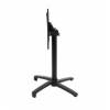 BASE PLEGABLE NEGRA PARA MESA ALTO 72 CM