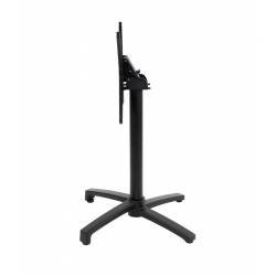 BASE PLEGABLE NEGRA PARA MESA ALTO 72 CM