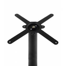 PATA REDONDA ESCALONADA DE HIERRO FUNDIDO NEGRO PARA MESA DE 72 CM DE ALTO 3