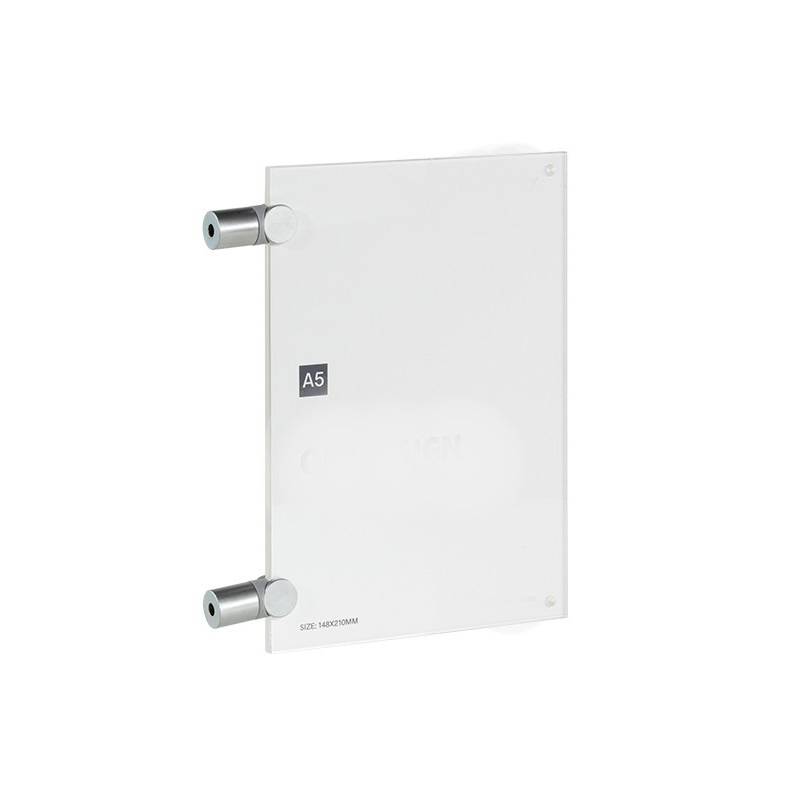 Señaletica Acrílica tipo Bandera DIN A5