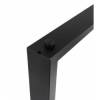 SET DE 2 PATAS NEGRAS PARA MESA DE 72 CM DE ALTO 2