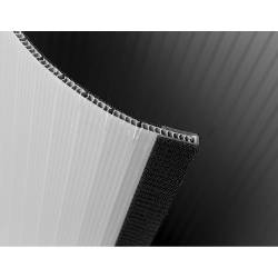 Mostrador curvo sujeción con velcro