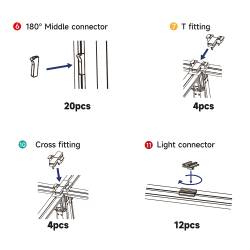 Flexframe SET de conectores 7