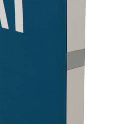 Pared modular Flexframe en Gris 7