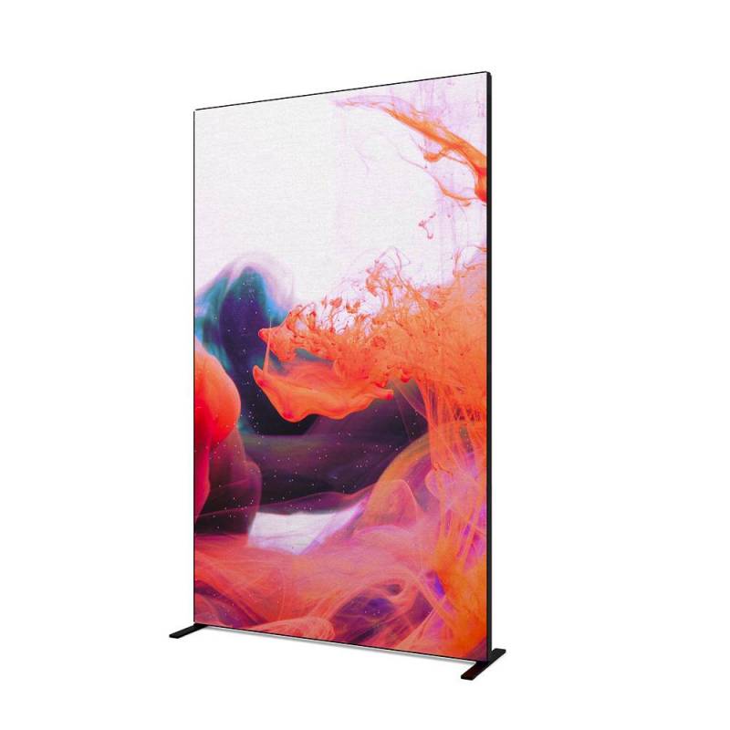 Pared modular Flexframe de 120 cm de ancho hasta 250 cm de alto en Negro